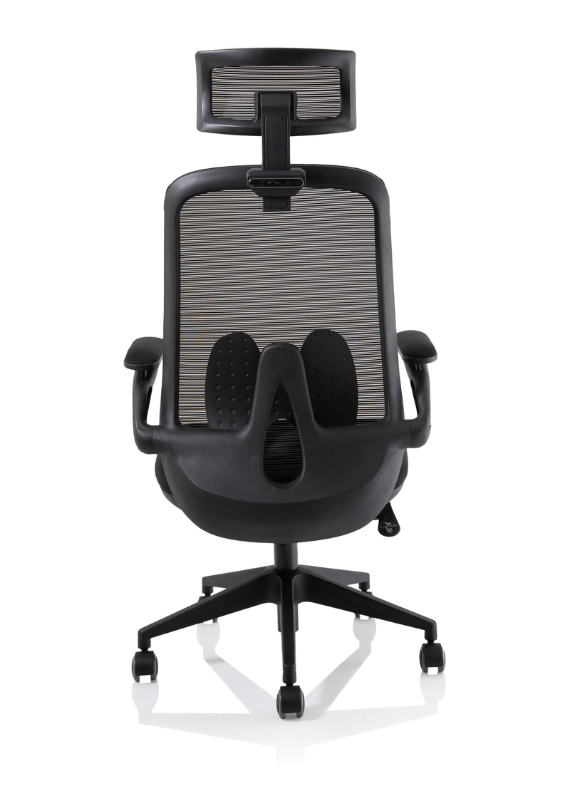 Sigma Executive Mesh Chair With Folding Arms - NWOF