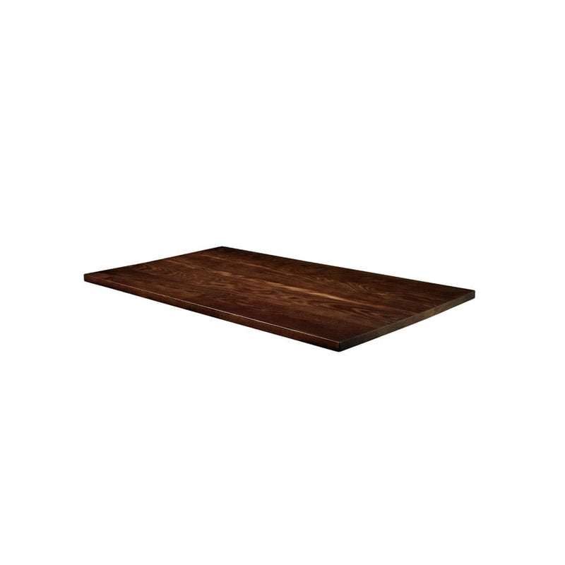 Solid Ash Table Top - Dark Walnut - NWOF