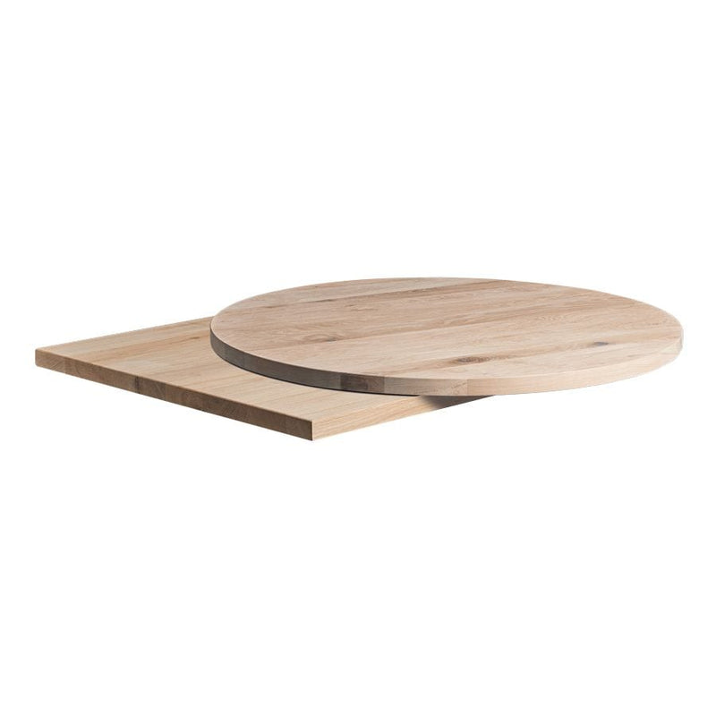 Solid Oak Table Top - Unfinished - NWOF