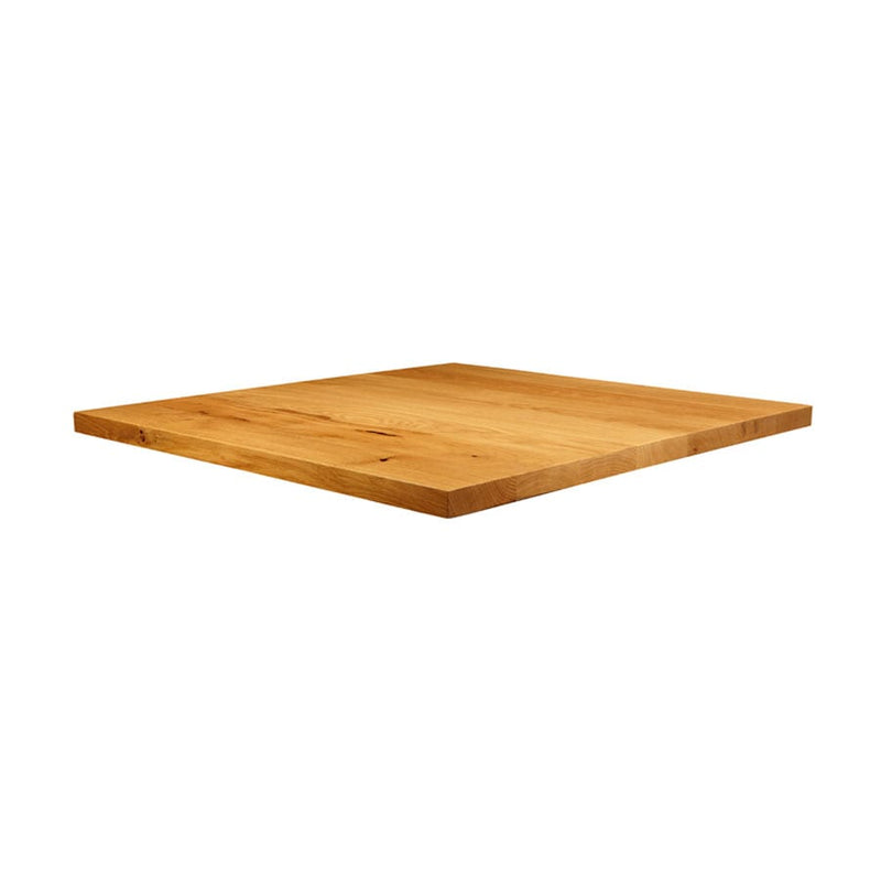 Rustic Solid Oak Table Top - Natural - NWOF