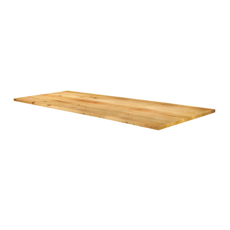 Rustic Solid Oak Table Top - Natural - NWOF