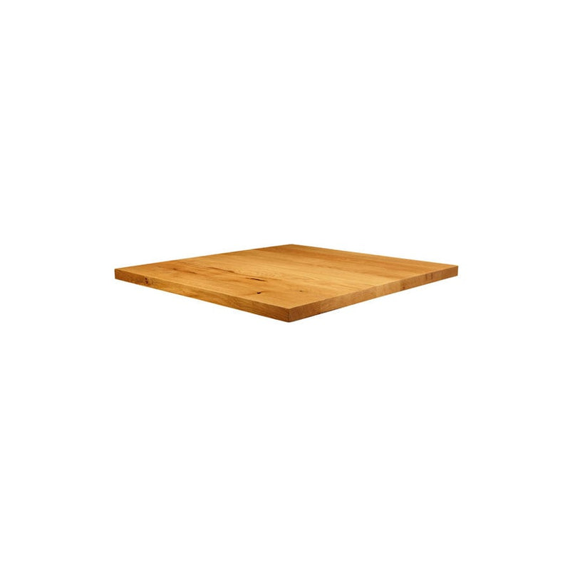 Rustic Solid Oak Table Top - Natural - NWOF