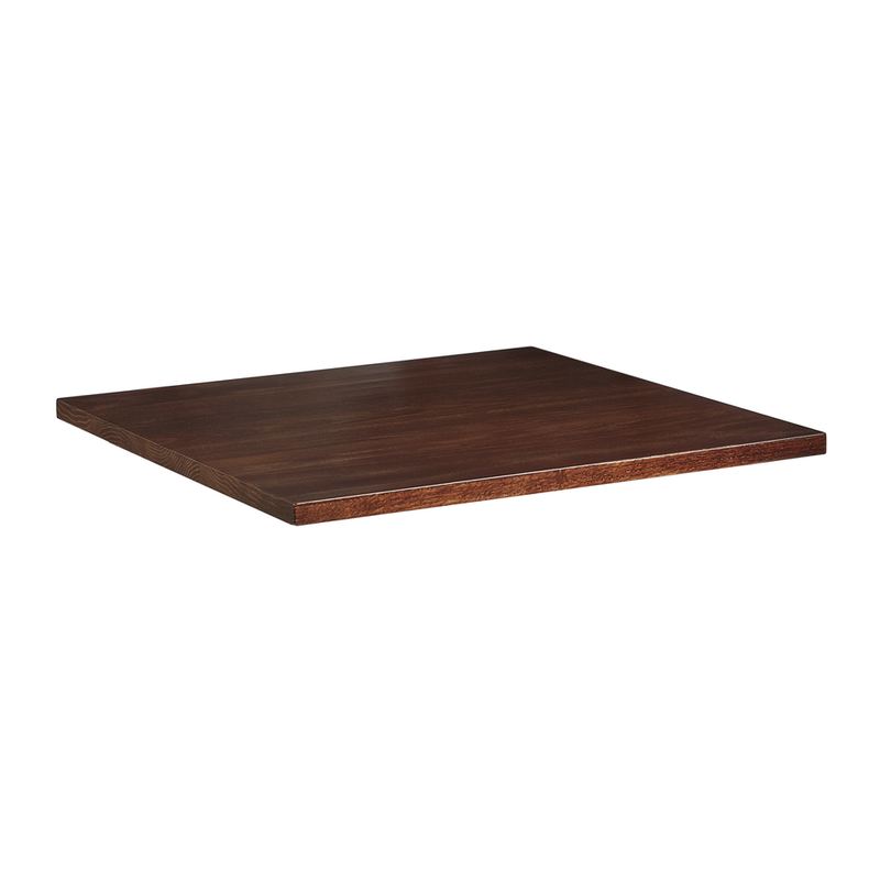 Solid Ash Table Top - Dark Walnut - NWOF