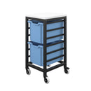 Titan Storage Unit With Large Trays - 2 Trays - NWOF