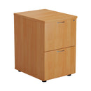 Essentials Wooden Filing Cabinet - Beech - NWOF