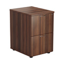 Essentials Wooden Filing Cabinet - Dark Walnut - NWOF