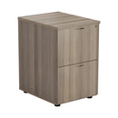 Essentials Wooden Filing Cabinet - Grey Oak - NWOF