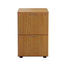 Essentials Wooden Filing Cabinet - Nova Oak - NWOF