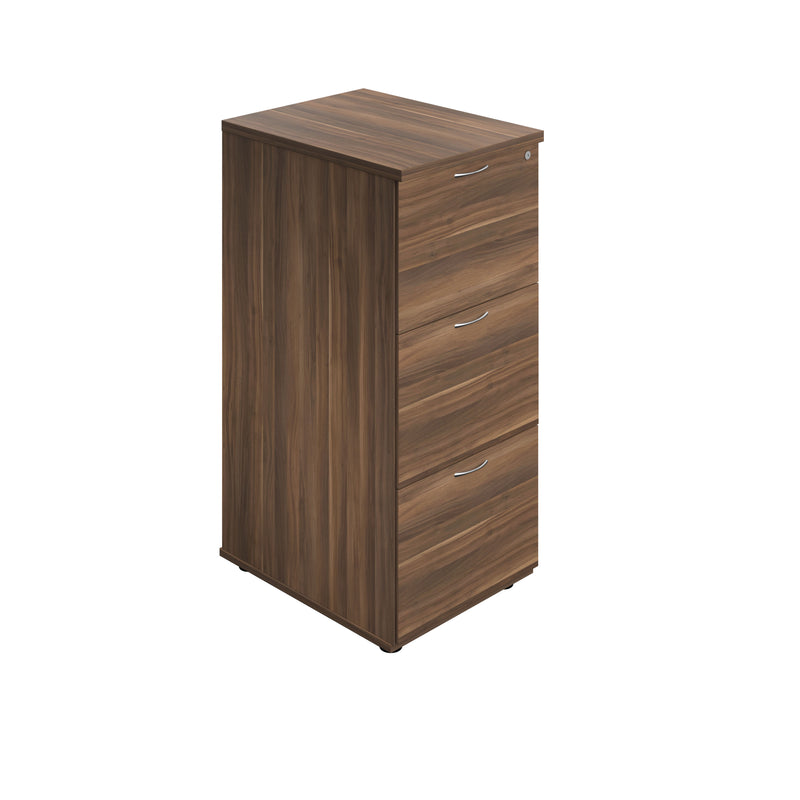Essentials Wooden Filing Cabinet - Dark Walnut - NWOF