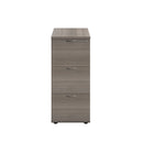 Essentials Wooden Filing Cabinet - Grey Oak - NWOF