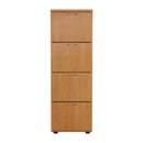 Essentials Wooden Filing Cabinet - Beech - NWOF