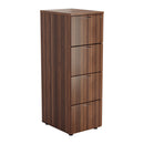 Essentials Wooden Filing Cabinet - Dark Walnut - NWOF