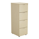 Essentials Wooden Filing Cabinet - Maple - NWOF