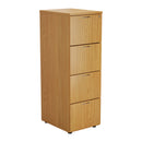 Essentials Wooden Filing Cabinet - Nova Oak - NWOF