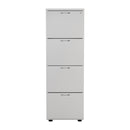 Essentials Wooden Filing Cabinet - White - NWOF
