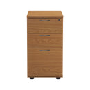 Essentials Desk High Pedestal - Nova Oak - NWOF