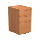 TC 3 Drawer Under Desk Pedestal - Beech - NWOF