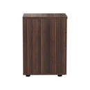 TC 3 Drawer Under Desk Pedestal - Dark Walnut - NWOF