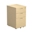 TC 3 Drawer Under Desk Pedestal - Maple - NWOF