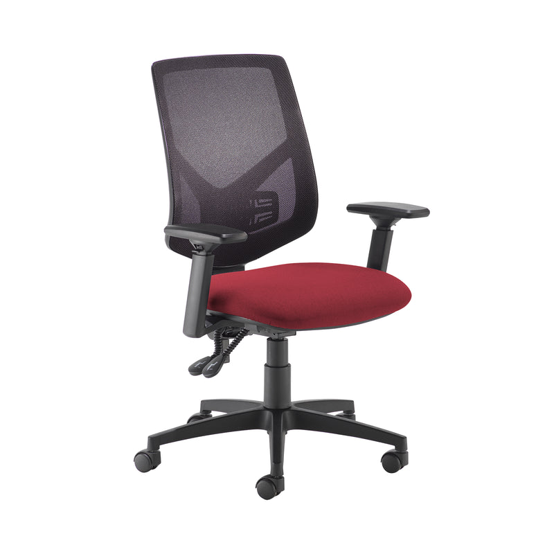 Tegan Mesh Back PCB Operator Chair - Red MTO - NWOF
