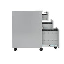 TC 3 Drawer Under Desk Steel Pedestal - Silver - NWOF