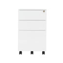 TC 3 Drawer Under Desk Steel Pedestal - White - NWOF