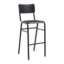 Tavo Stacking Bar Stool - Wooden Seat & Back - NWOF