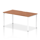 Evolve Plus Single Starter Bench Desk - Walnut - NWOF