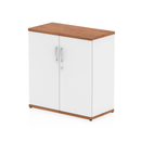 Impulse Cupboard - Walnut & White - NWOF