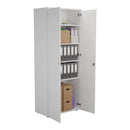 TC Essentials Wooden Cupboard - White - NWOF