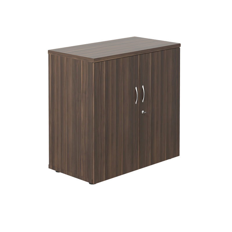 TC Essentials Wooden Cupboard - Dark Walnut - NWOF