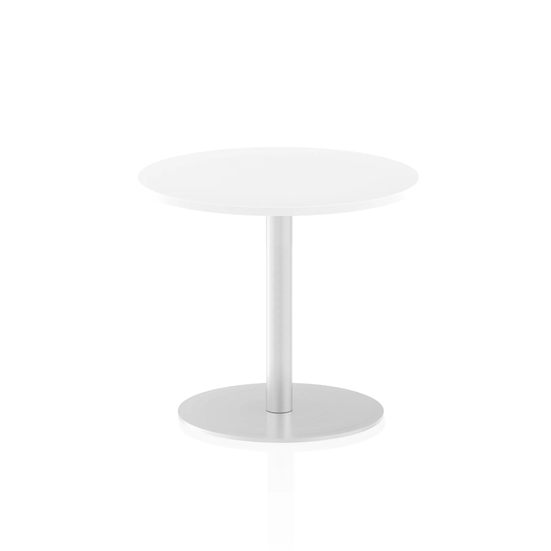 Impulse Circular Meeting Table - White - NWOF