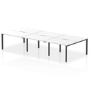 Evolve Plus B2B 6 Person Bench Desk - White - NWOF