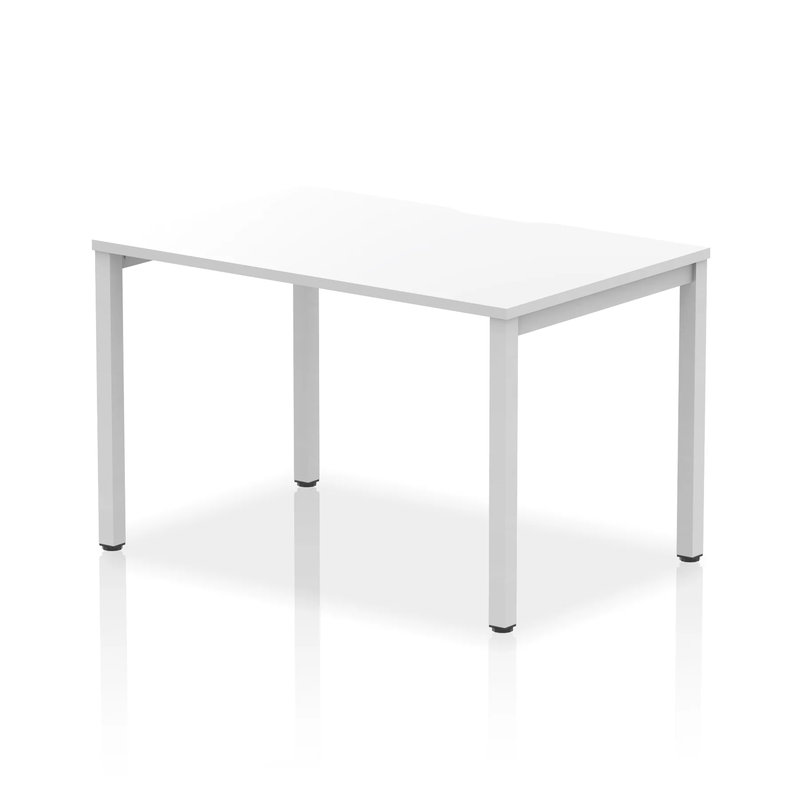 Evolve Plus Single Starter Bench Desk - White