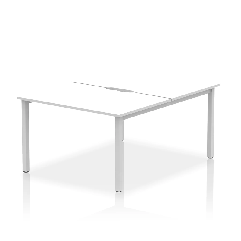 Evolve Plus B2B 2 Person Bench Desk - White