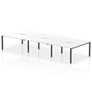Evolve Plus B2B 6 Person Bench Desk - White - NWOF