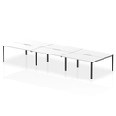 Evolve Plus B2B 6 Person Bench Desk - White - NWOF
