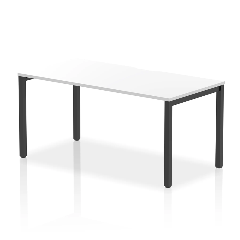 Evolve Plus Single Starter Bench Desk - White