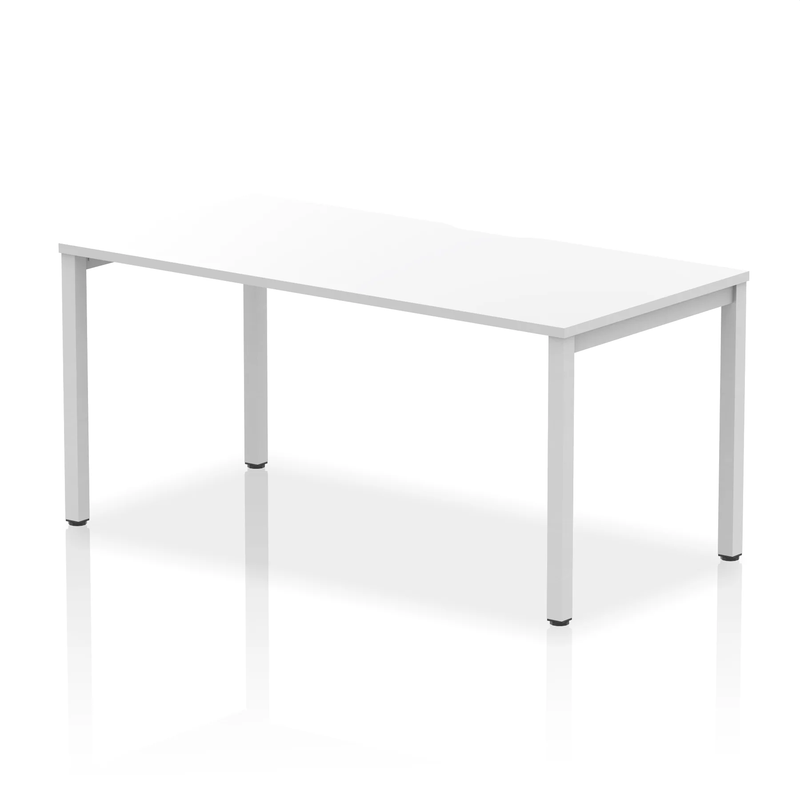 Evolve Plus Single Starter Bench Desk - White