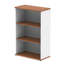 Impulse Bookcase - Walnut & White - NWOF