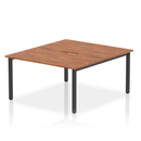 Evolve Plus B2B 2 Person Bench Desk - Walnut - NWOF
