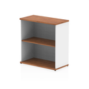 Impulse Bookcase - Walnut & White - NWOF