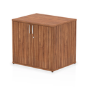 Impulse Desk High Cupboard - Walnut - NWOF