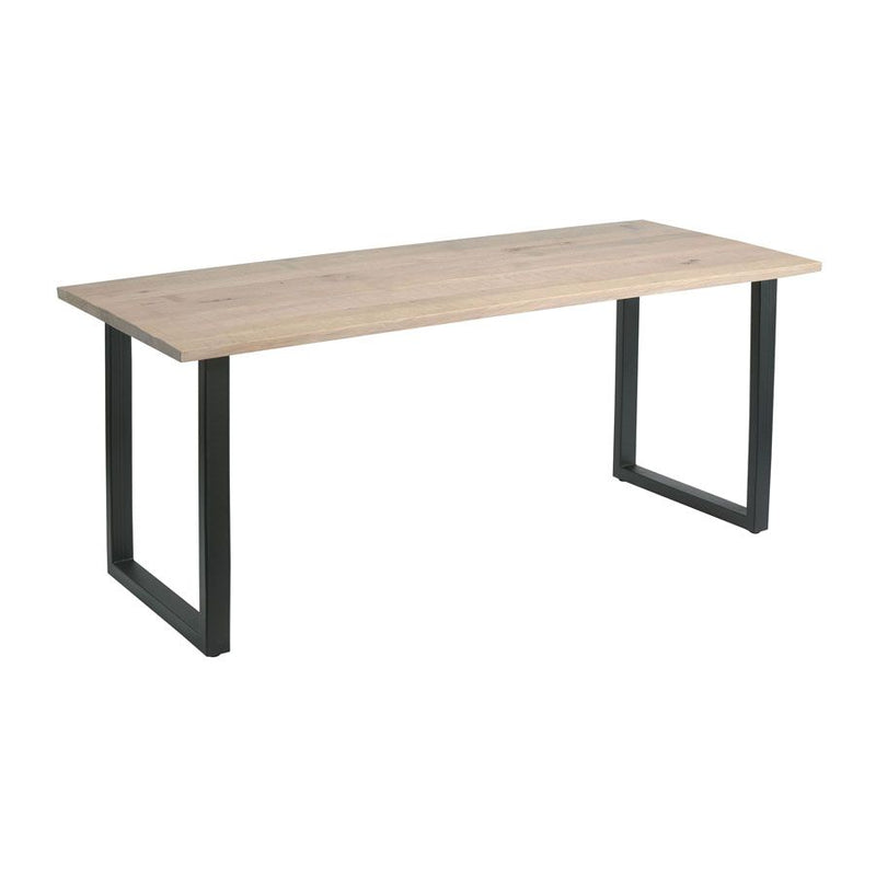 Wentworth 'Loop' Dining Table - Black/Extra White