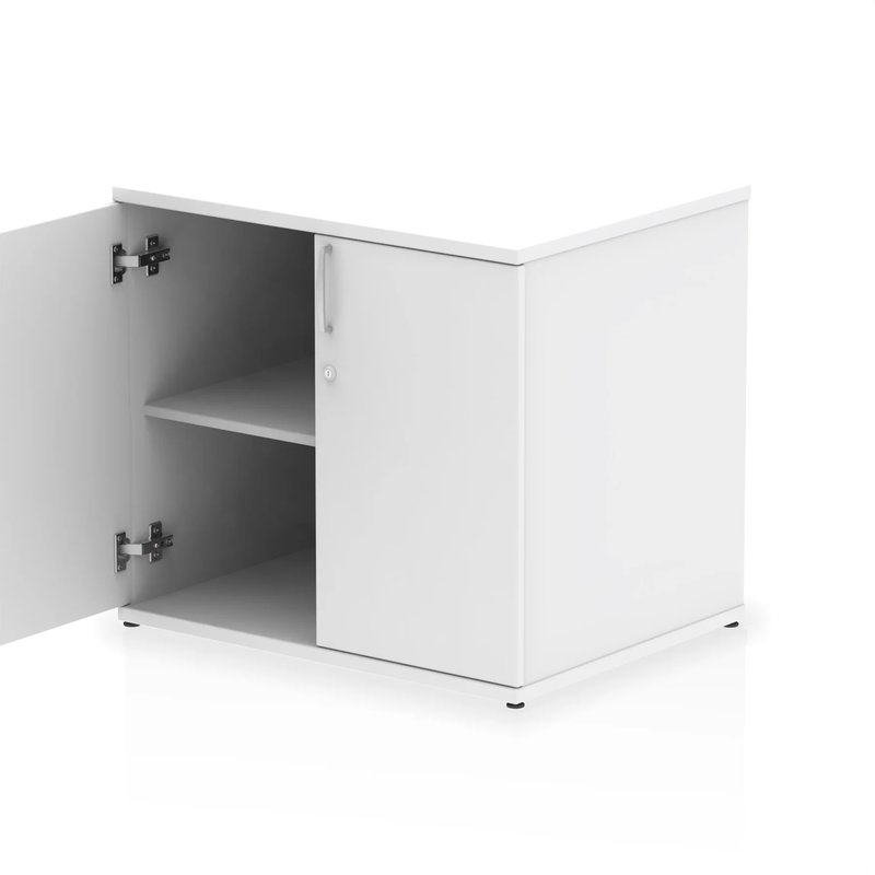 Impulse Desk High Cupboard - White