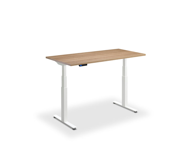 Lavoro Flyga 700mm Deep Dual Motor Sit Stand Height Adjustable Desk - 1200mm