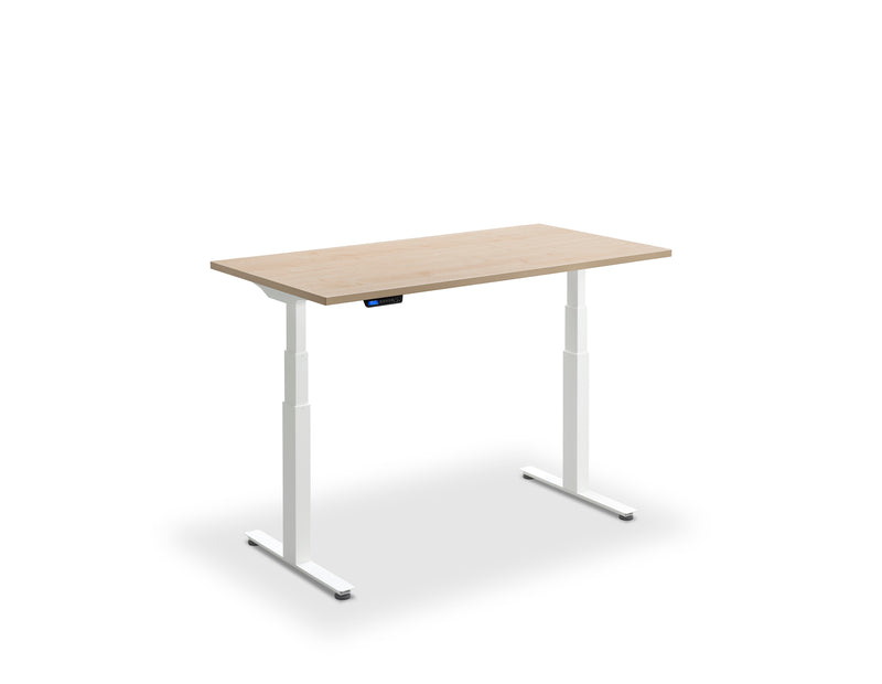 Lavoro Flyga 700mm Deep Dual Motor Sit Stand Height Adjustable Desk - 1200mm