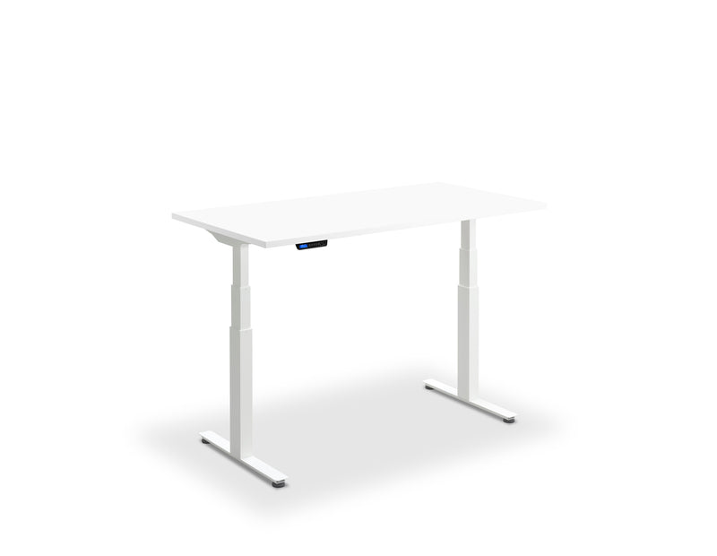 Lavoro Flyga 700mm Deep Dual Motor Sit Stand Height Adjustable Desk - 1200mm