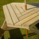 Winer Diner Triangle Picnic Table - 6 Seater - NWOF