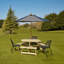 Winer Diner Triangle Picnic Table - 6 Seater - NWOF